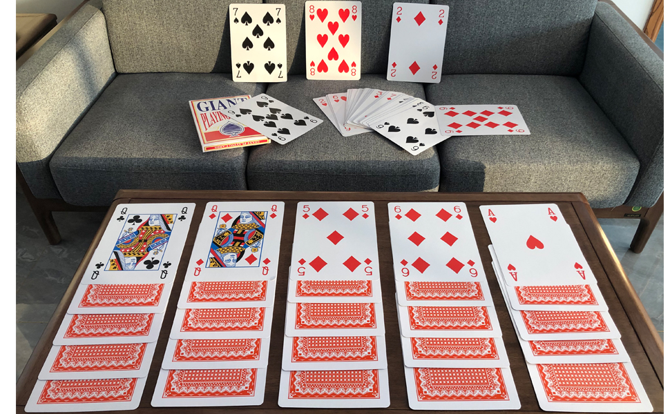 giant playing cards