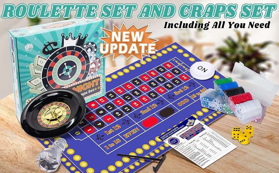 roulette and craps set