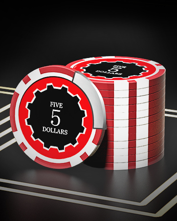 Modern Number Poker Chips