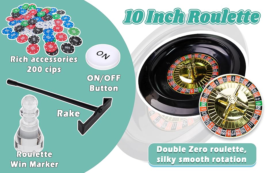 10 inch roulette